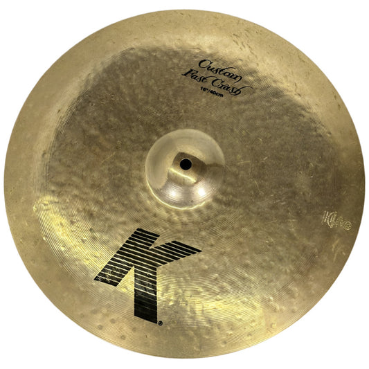 Used Zildjian K Custom Fast Crash Cymbal 16" - Good - Drum Center Of Portsmouth
