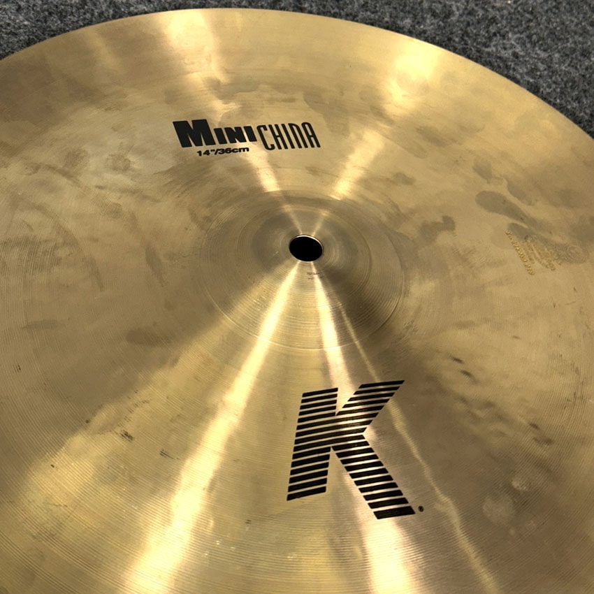 Used Zildjian K Mini China Cymbal 14" - Good - Drum Center Of Portsmouth