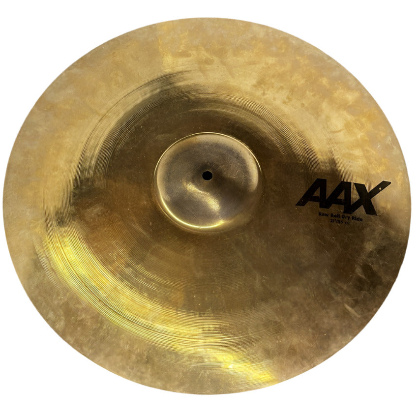 Used Sabian AAX Raw Bell Dry Ride Cymbal 21" - Good - Drum Center Of Portsmouth