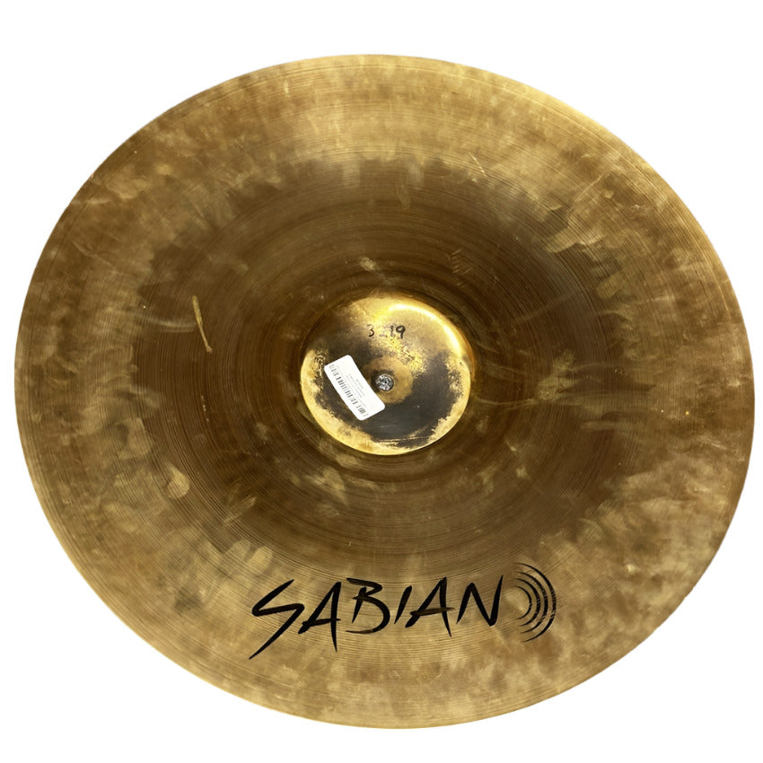 Used Sabian AAX Raw Bell Dry Ride Cymbal 21" - Good - Drum Center Of Portsmouth