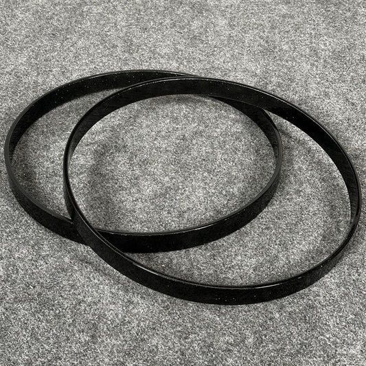 Used Yamaha Bass Drum Hoop Pair 20" Black Sparkle - Like New - Drum Center Of Portsmouth