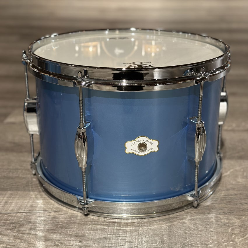Used George Way Studio Tuxedo 3pc Drum Set Million Dollar Baby Blue - Drum Center Of Portsmouth
