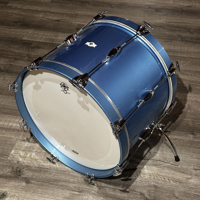 Used George Way Studio Tuxedo 3pc Drum Set Million Dollar Baby Blue - Drum Center Of Portsmouth
