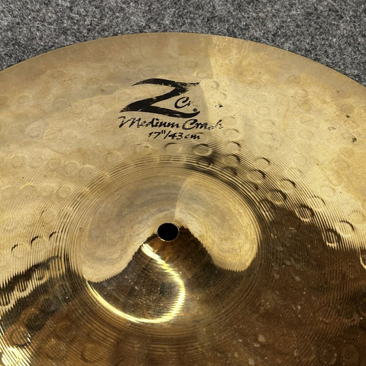 Used Zildjian Z Custom Medium Crash Cymbal 17" - Good - Drum Center Of Portsmouth