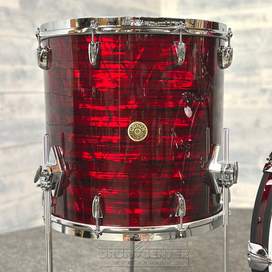 Gretsch Broadkaster 3pc Drum Set 22/12/16 Ruby Red Pearl - Drum Center Of Portsmouth