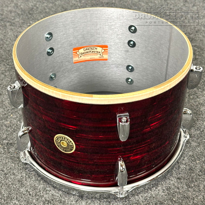 Gretsch Broadkaster 3pc Drum Set 22/12/16 Ruby Red Pearl - Drum Center Of Portsmouth