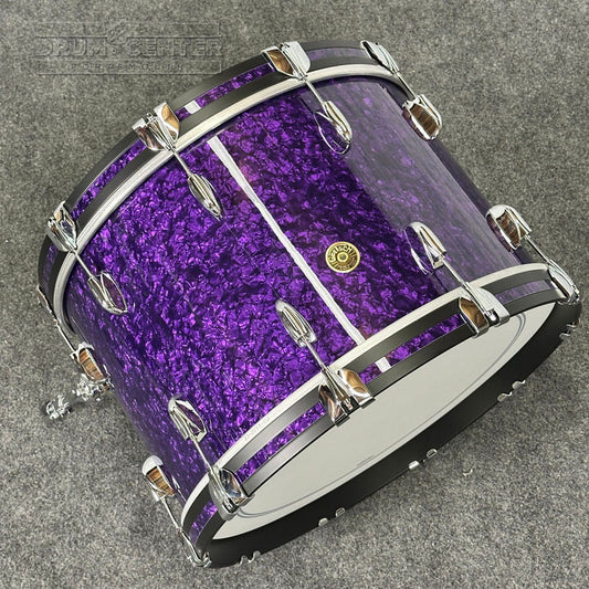 Gretsch Broadkaster 3pc Drum Set 22/12/16 Purple Marine Pearl - Drum Center Of Portsmouth