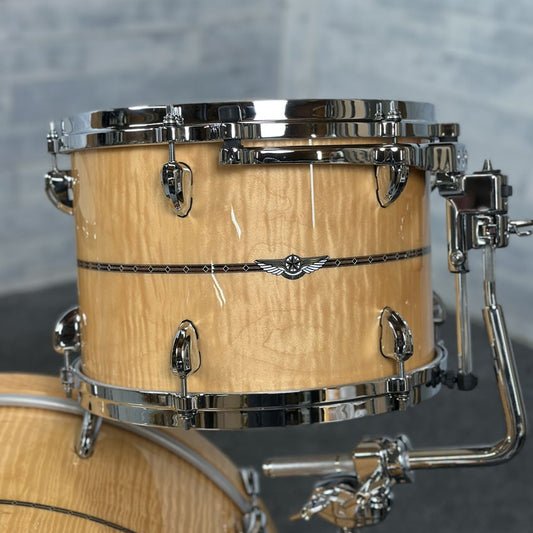 Used Tama Star Maple 4pc Drum Set Natural Curly Maple - Drum Center Of Portsmouth