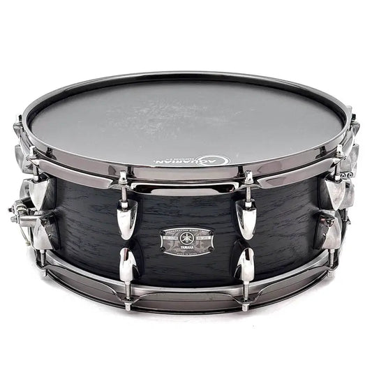 Used Yamaha Live Custom Snare Drum 14x5.5 Black Wood - Good - Drum Center Of Portsmouth