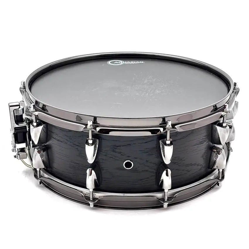 Used Yamaha Live Custom Snare Drum 14x5.5 Black Wood - Good - Drum Center Of Portsmouth