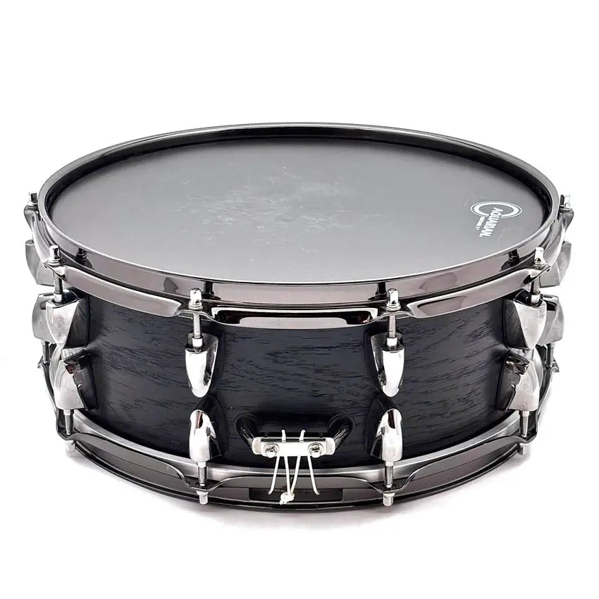 Used Yamaha Live Custom Snare Drum 14x5.5 Black Wood - Good - Drum Center Of Portsmouth