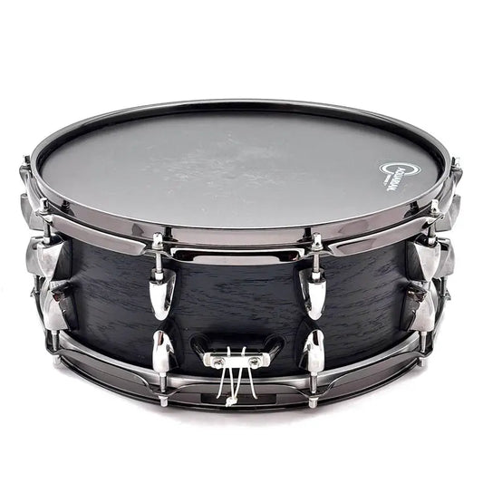 Used Yamaha Live Custom Snare Drum 14x5.5 Black Wood - Good - Drum Center Of Portsmouth