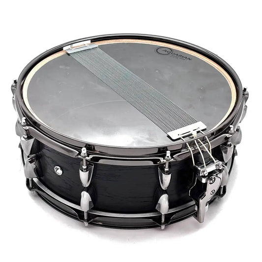 Used Yamaha Live Custom Snare Drum 14x5.5 Black Wood - Good - Drum Center Of Portsmouth