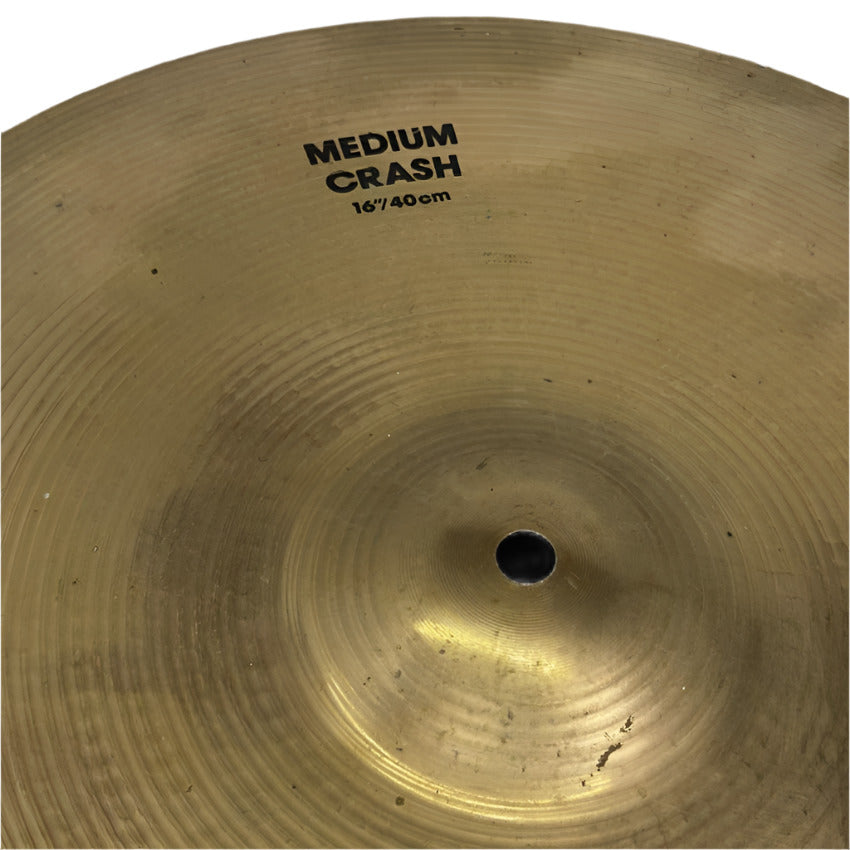 Used Zildjian A Brilliant Medium Crash Cymbal 16" - Very Good - Drum Center Of Portsmouth