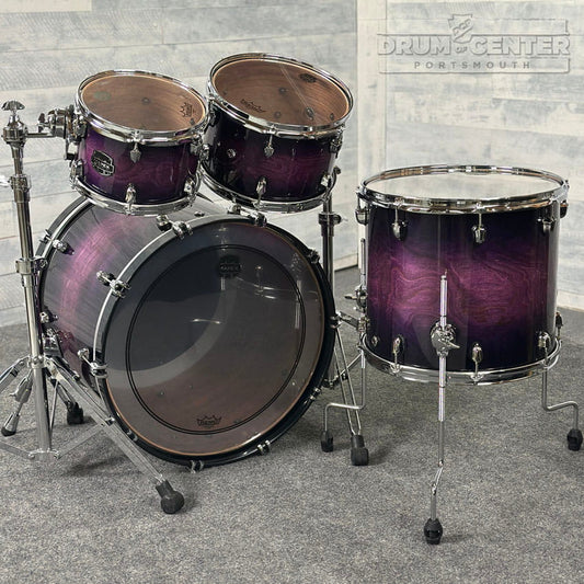 Mapex Saturn VI Rock 4pc Drum Set 22/10/12/16 Royal Purple Burst - Drum Center Of Portsmouth