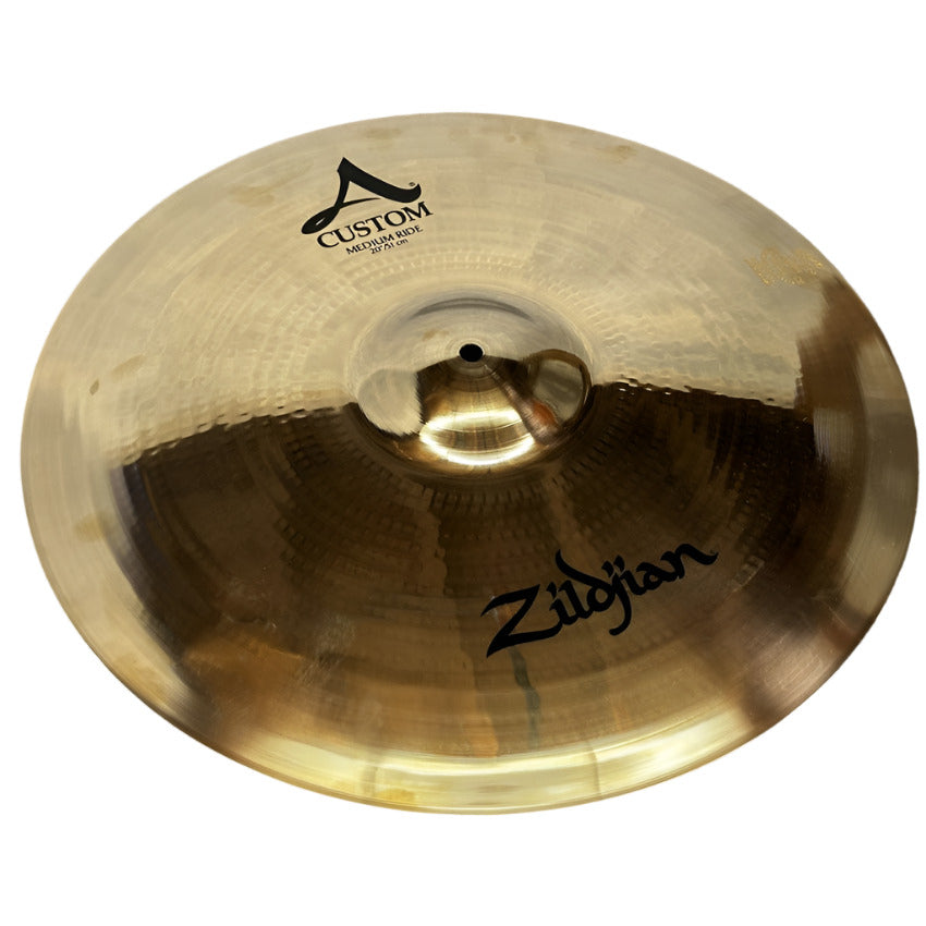 Used Zildjian A Custom Medium Ride Cymbal 20" - Very Good - Drum Center Of Portsmouth