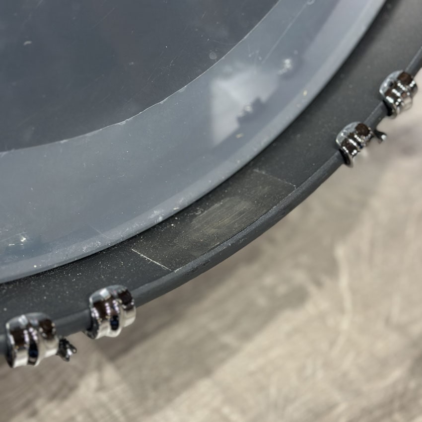 Used Ludwig Vistalite 3pc Fab Drum Set Purple - Excellent - Drum Center Of Portsmouth