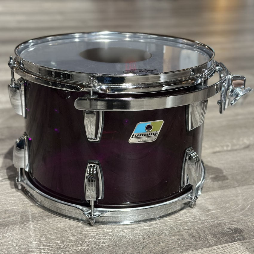 Used Ludwig Vistalite 3pc Fab Drum Set Purple - Excellent - Drum Center Of Portsmouth