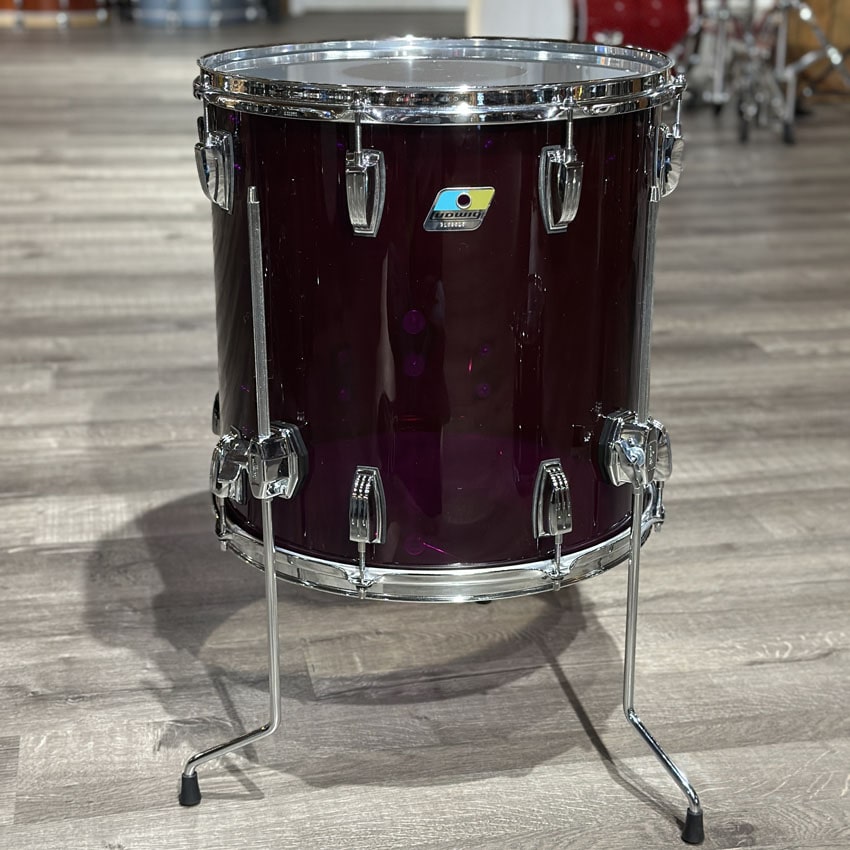 Used Ludwig Vistalite 3pc Fab Drum Set Purple - Excellent - Drum Center Of Portsmouth