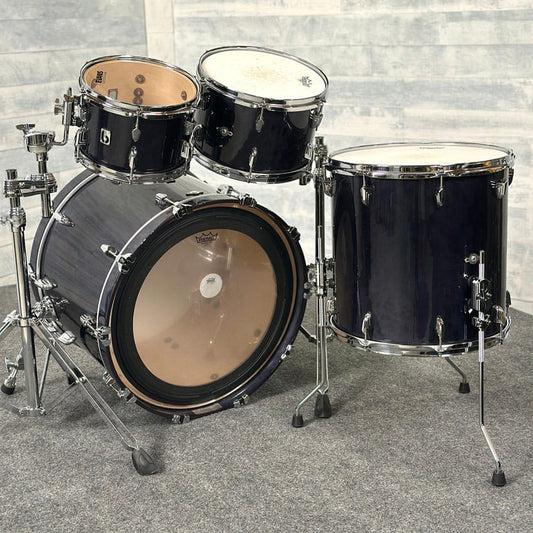 British Drum Company Legend 4pc Fusion Drum Set w/22BD Blackwater DEMO MODEL - Drum Center Of Portsmouth