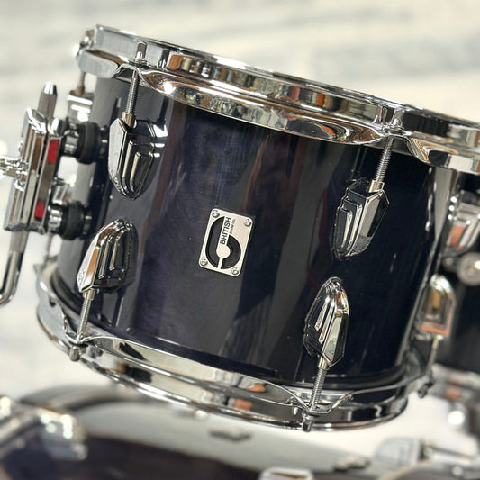 British Drum Company Legend 4pc Fusion Drum Set w/22BD Blackwater DEMO MODEL - Drum Center Of Portsmouth