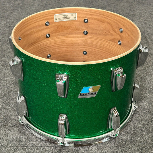 Ludwig Classic Oak 4pc Bonham Drum Set Green Sparkle - Drum Center Of Portsmouth