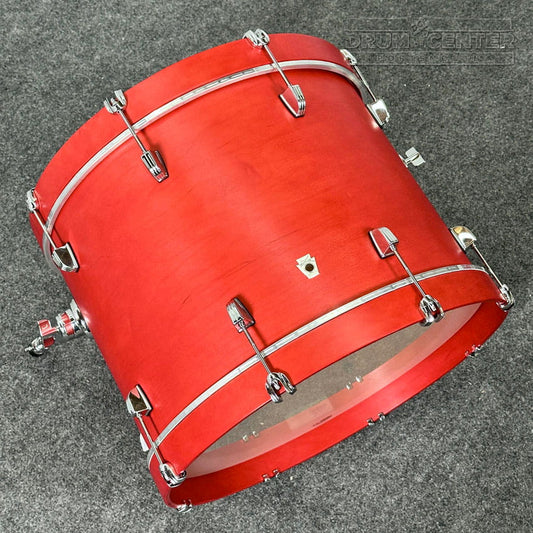Ludwig Neusonic Downbeat 3pc Drum Set Satin Diablo Red - Drum Center Of Portsmouth