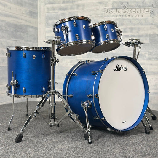 Ludwig Neusonic MOD2 4pc Drum Set Satin Royal Blue - Drum Center Of Portsmouth