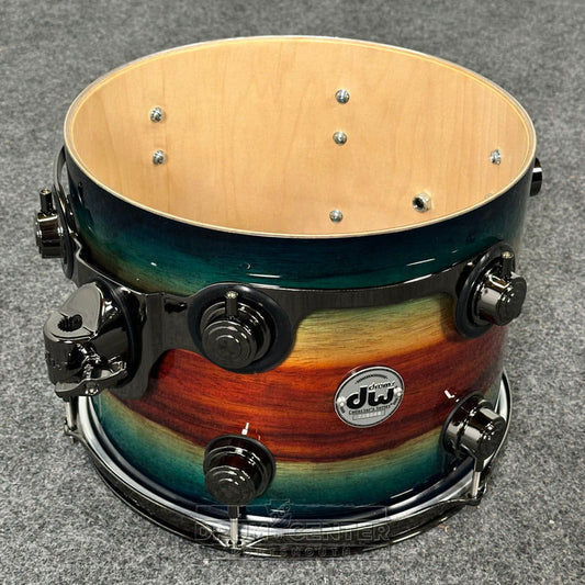 DW Collectors SonicPly 6pc Drum Set Royal Blue Burst Padauk w/Black Hw - Drum Center Of Portsmouth