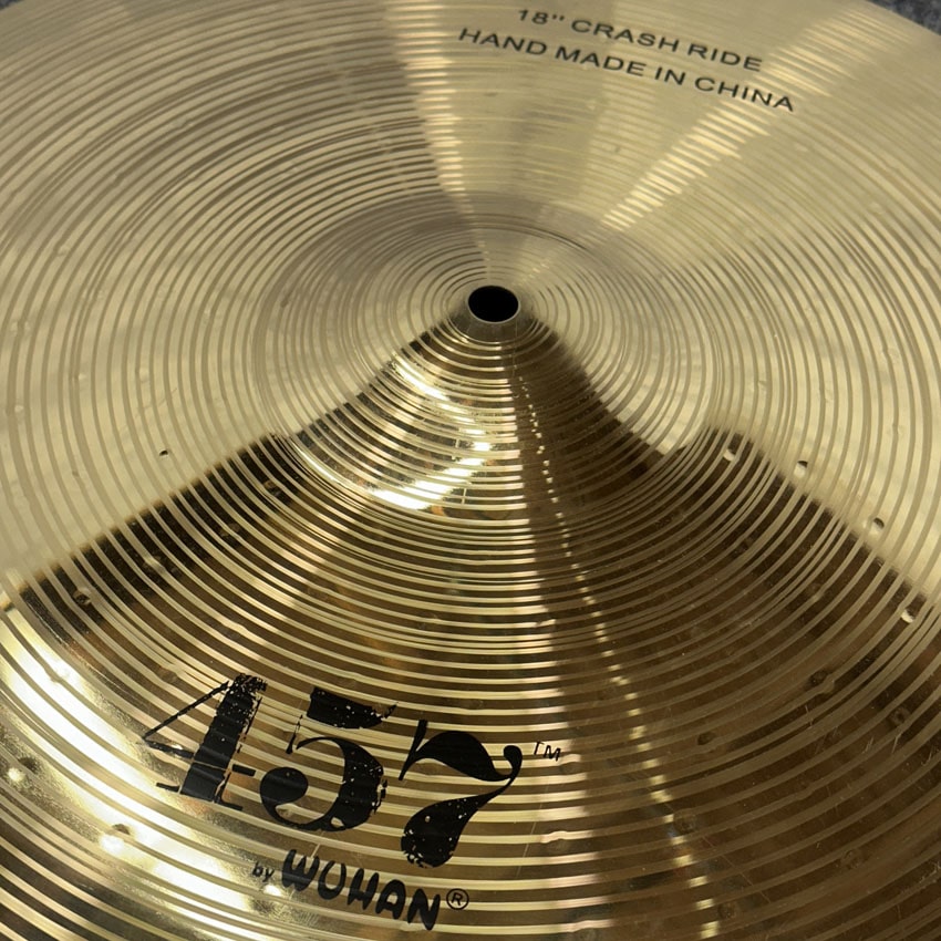 Used Wuhan 457 Crash/Ride Cymbal 18" - Good - Drum Center Of Portsmouth