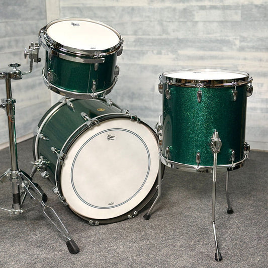 Gretsch Broadkaster 3pc Drum Set 20/12/14 Cadillac Green Sparkle - DCP Exclusive! - Drum Center Of Portsmouth
