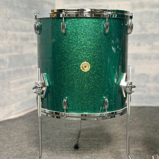Gretsch USA Custom 4pc Drum Set 22/10/12/16 Cadillac Green Sparkle - DCP Exclusive! - Drum Center Of Portsmouth