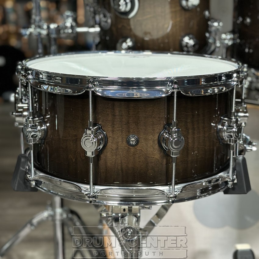 DW DWe 5pc Complete Electronic/Acoustic Drum Set Curly Maple Burst - Drum Center Of Portsmouth