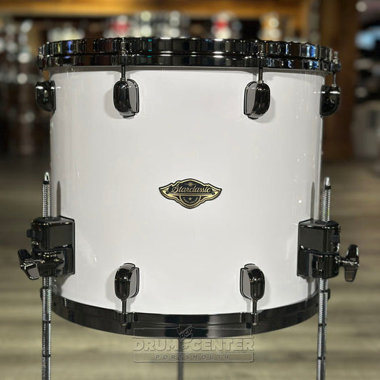 Tama Starclassic Walnut/Birch Floor Tom 14x12 Piano White - DCP Exclusive! - Drum Center Of Portsmouth
