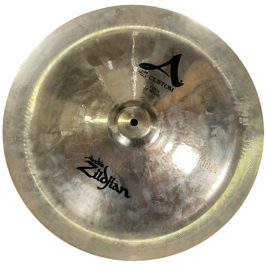 Used Zildjian A Custom China Cymbal 18" - Very Good - Drum Center Of Portsmouth