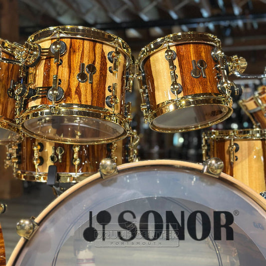 Sonor SQ2 Beech 10pc Drum Set African Marble Gloss - Drum Center Of Portsmouth