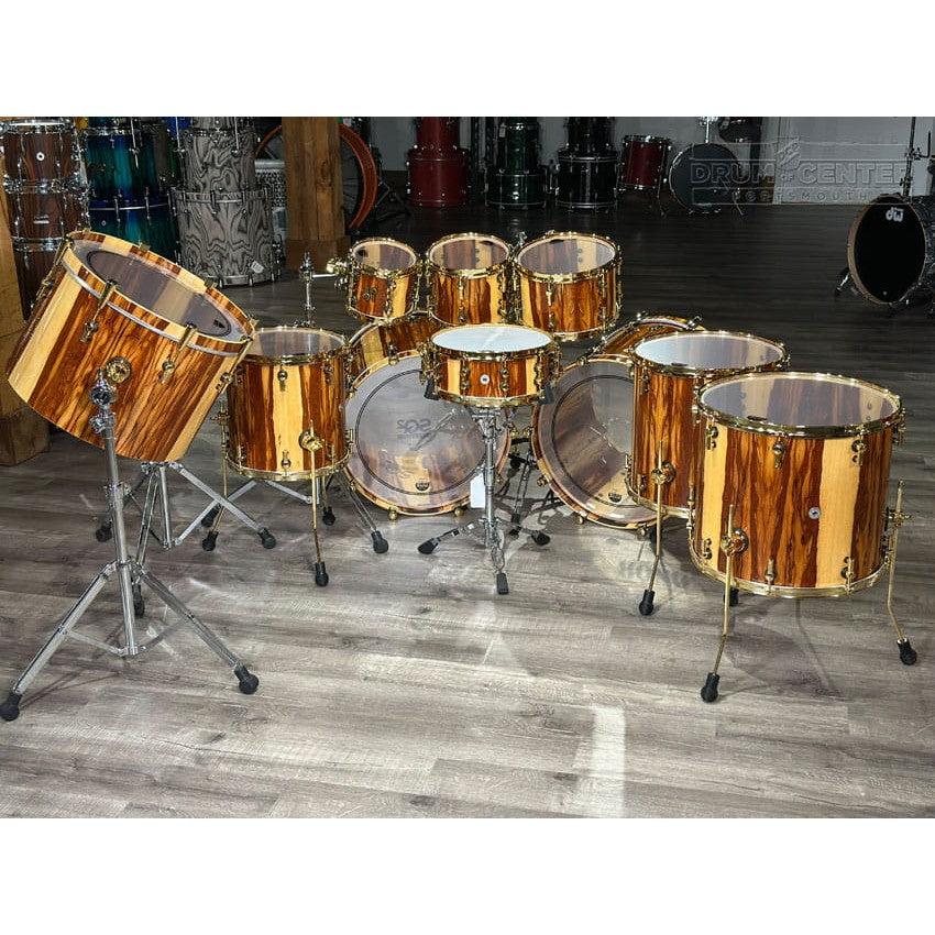 Sonor SQ2 Beech 10pc Drum Set African Marble Gloss - Drum Center Of Portsmouth