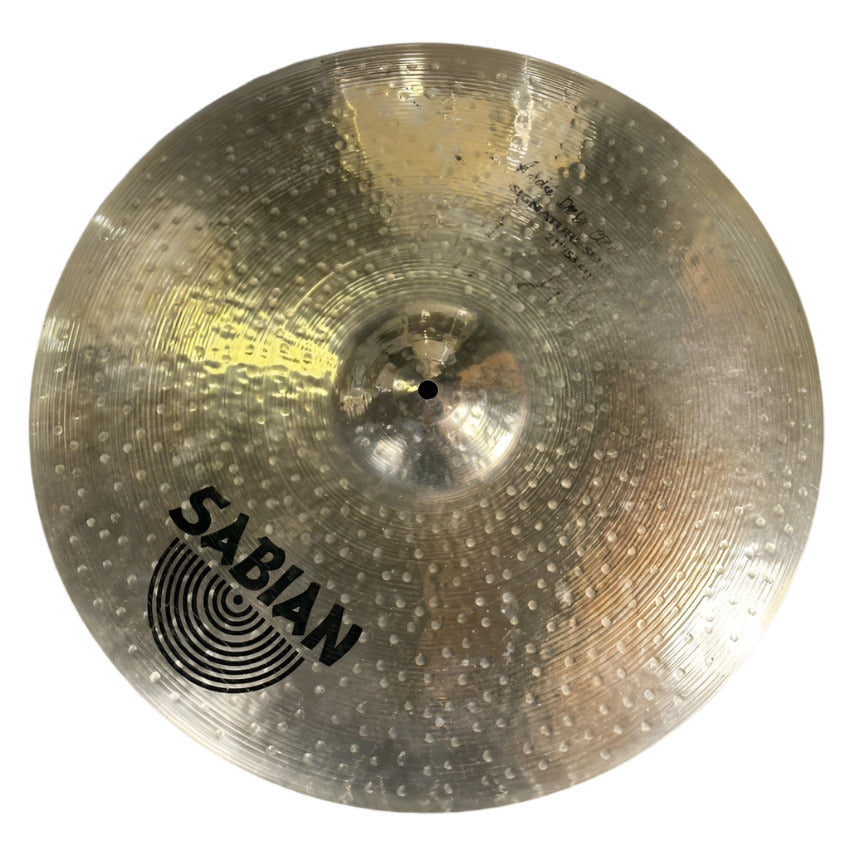 Used Sabian Andre Ceccarelli Signature Ride Cymbal 21" 2456 grams - Very Good - Drum Center Of Portsmouth