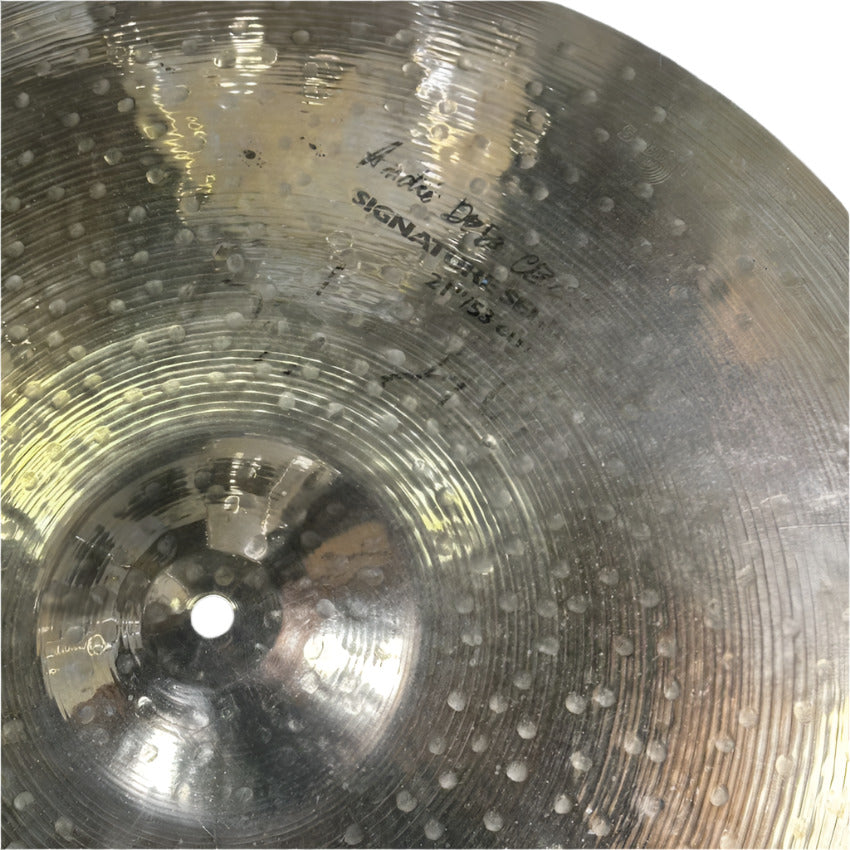 Used Sabian Andre Ceccarelli Signature Ride Cymbal 21" 2456 grams - Very Good - Drum Center Of Portsmouth