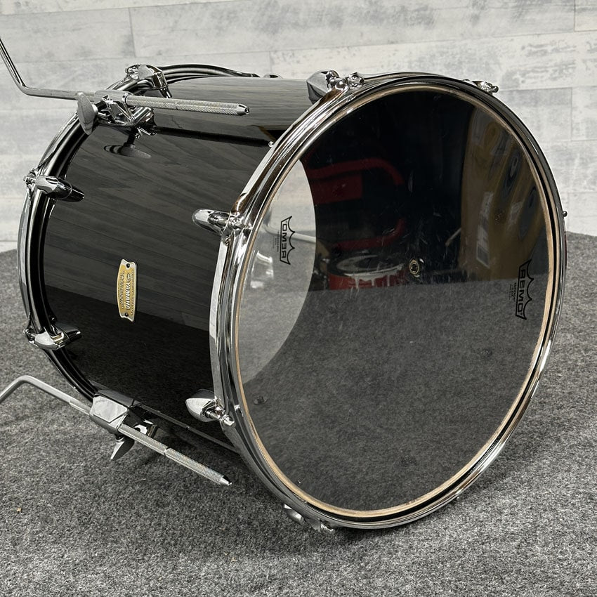Used Yamaha Stage Custom Birch Floor Tom 16x15 Raven Black - Very Good - Drum Center Of Portsmouth