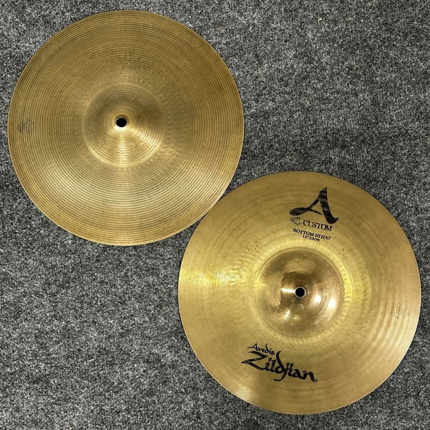 Used Zildjian Armand/A Custom Hi Hat Cymbals 13" 795/1005 grams - Good - Drum Center Of Portsmouth