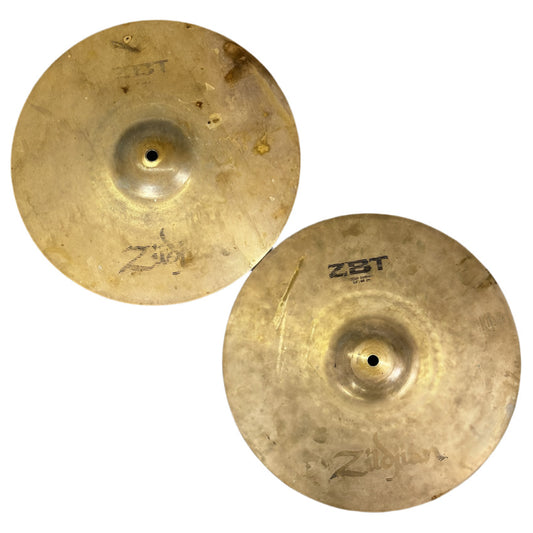 Used Zildjian ZBT Hi Hat Cymbals 14" - Fair - Drum Center Of Portsmouth