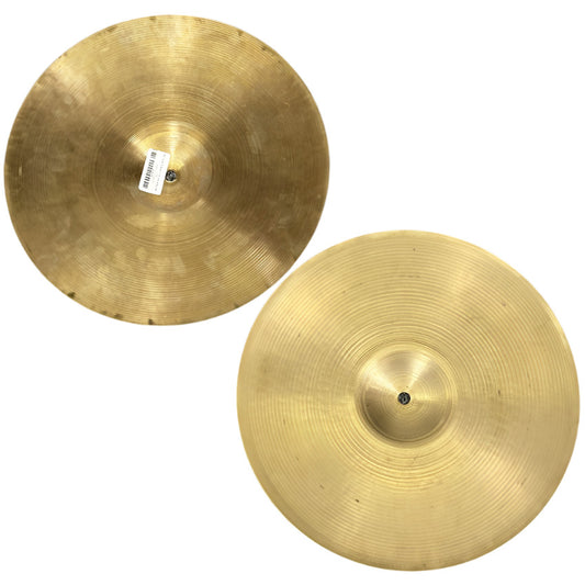Used Vintage Zildjian A New Beat Hi Hat Cymbals 14" 842/1280 grams - Good - Drum Center Of Portsmouth
