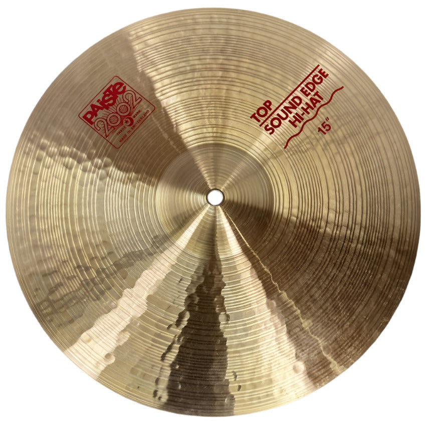 Used Paiste 2002 Sound Edge Hi Hat Top 15" - Good - Drum Center Of Portsmouth