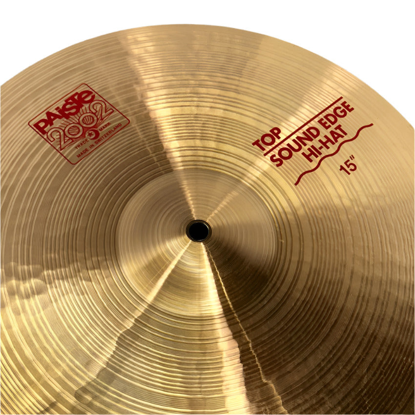 Used Paiste 2002 Sound Edge Hi Hat Top 15" - Good - Drum Center Of Portsmouth