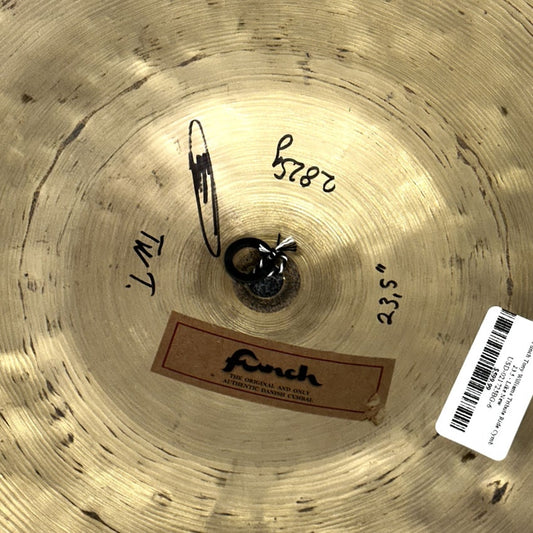 Used Funch Tony Williams Tribute Ride Cymbal 23.5" 2825 grams - Excellent - Drum Center Of Portsmouth
