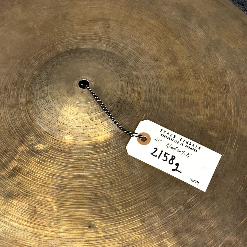 Used Funch Nefertiti Ride Cymbal 21" 2158 grams - Excellent - Drum Center Of Portsmouth