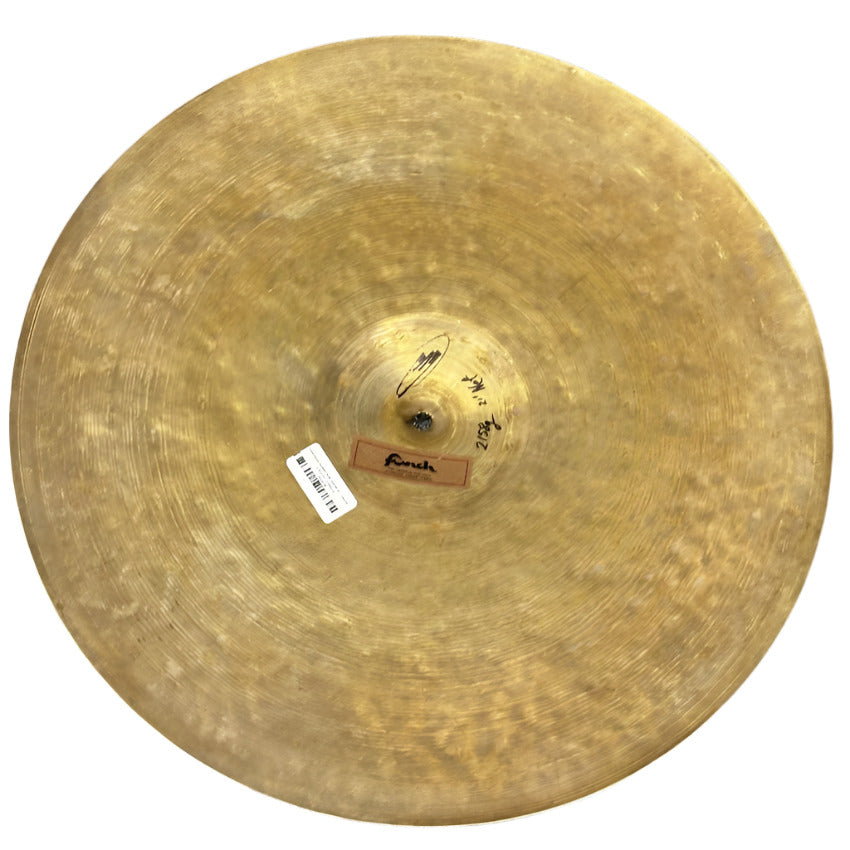 Used Funch Nefertiti Ride Cymbal 21" 2158 grams - Excellent - Drum Center Of Portsmouth
