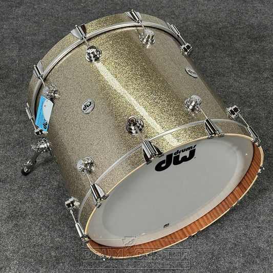 DW Collectors Maple/Mahogany 5pc Drum Set Nickel Sparkle Glass - Drum Center Of Portsmouth