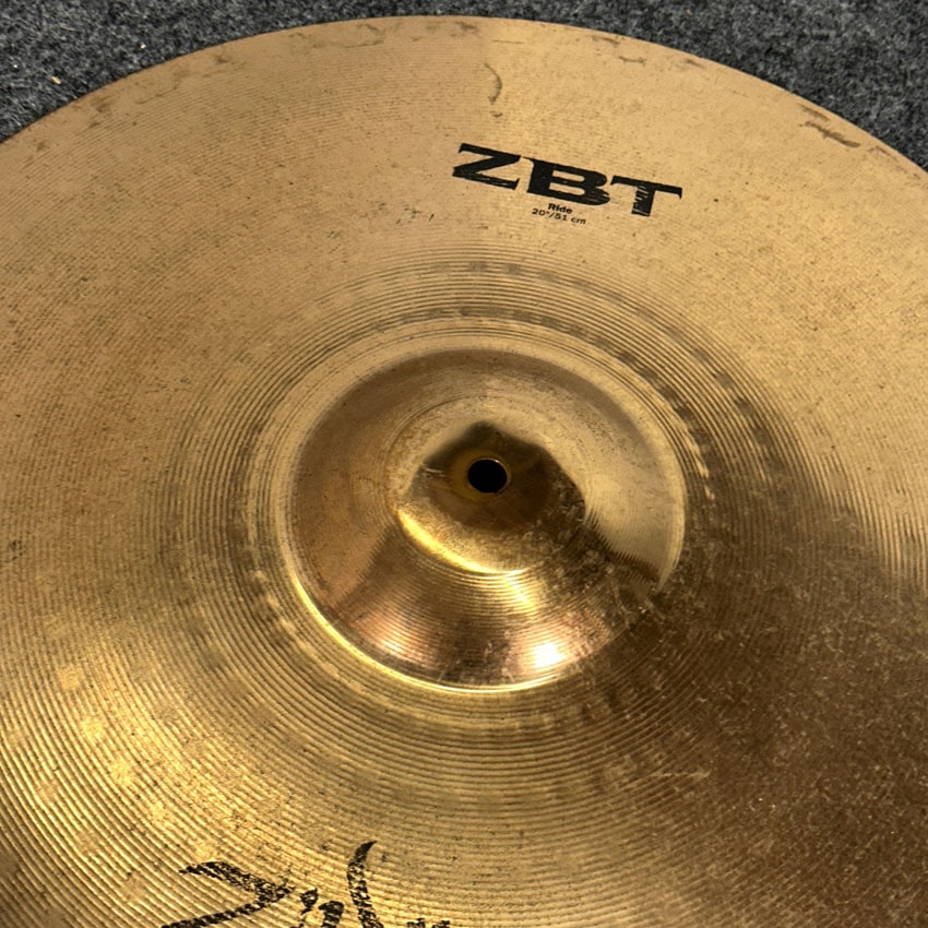 Used Zildjian ZBT Ride Cymbal 20" - Fair - Drum Center Of Portsmouth